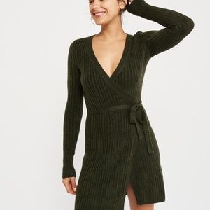 Abercrombie Sweater Wrap Dress